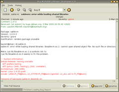 SableVM DebBugGtk bug viewer